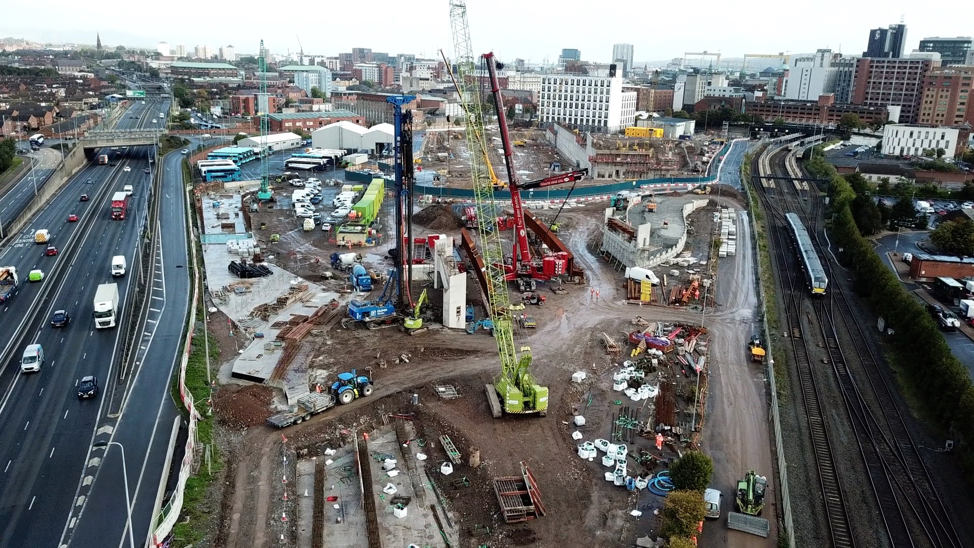 Busway Bridge Progress - Weavers Cross