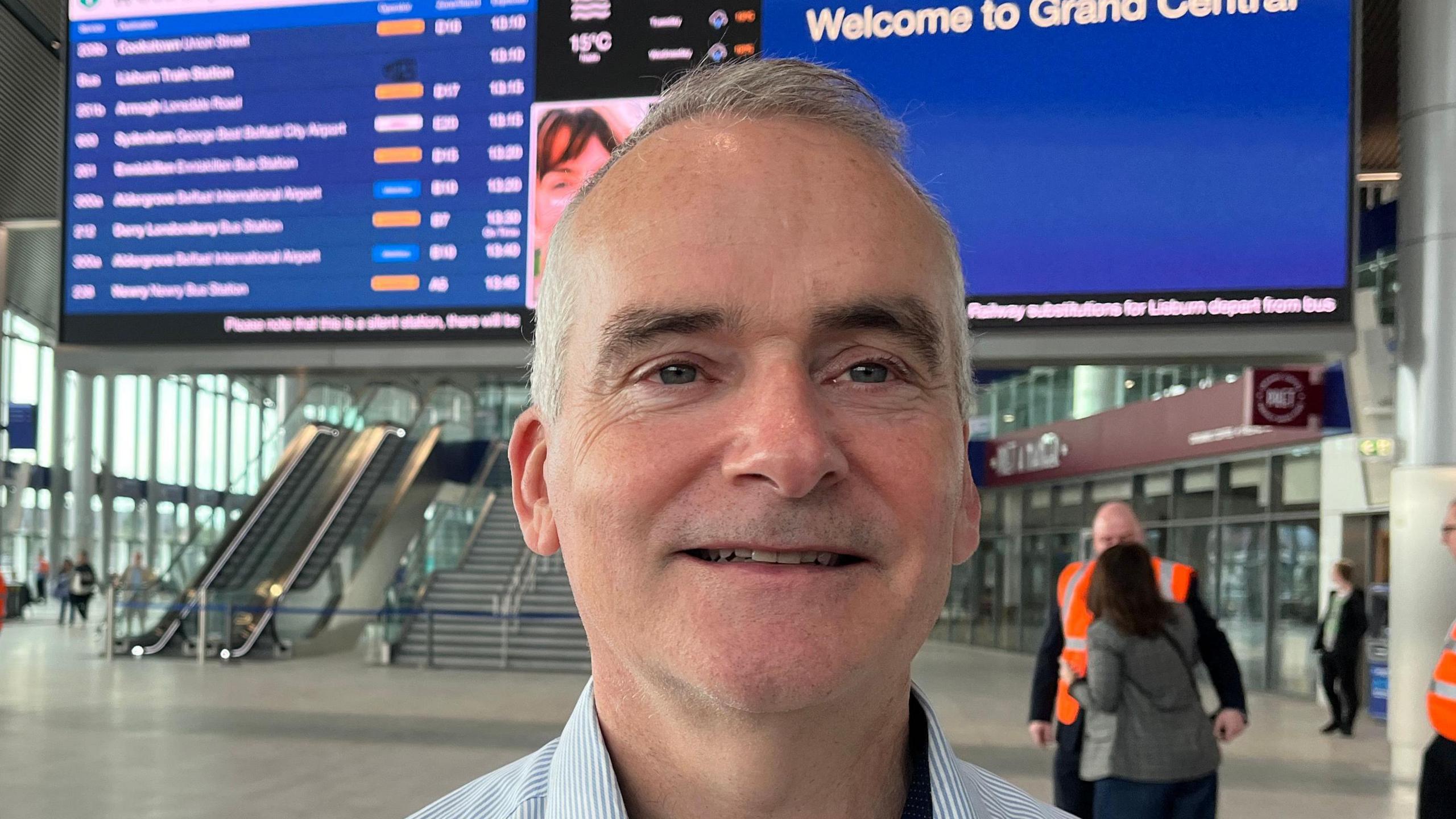 Translink's chief executive Chris Conway says the station increases 