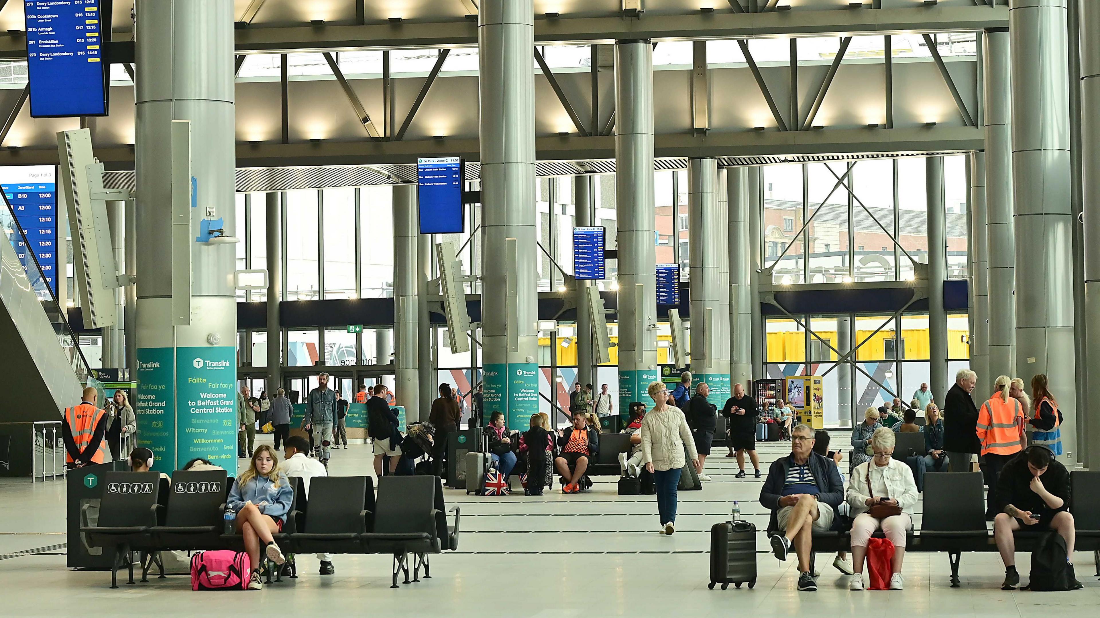 The first buses departed the station at 05:00 BST on Sunday