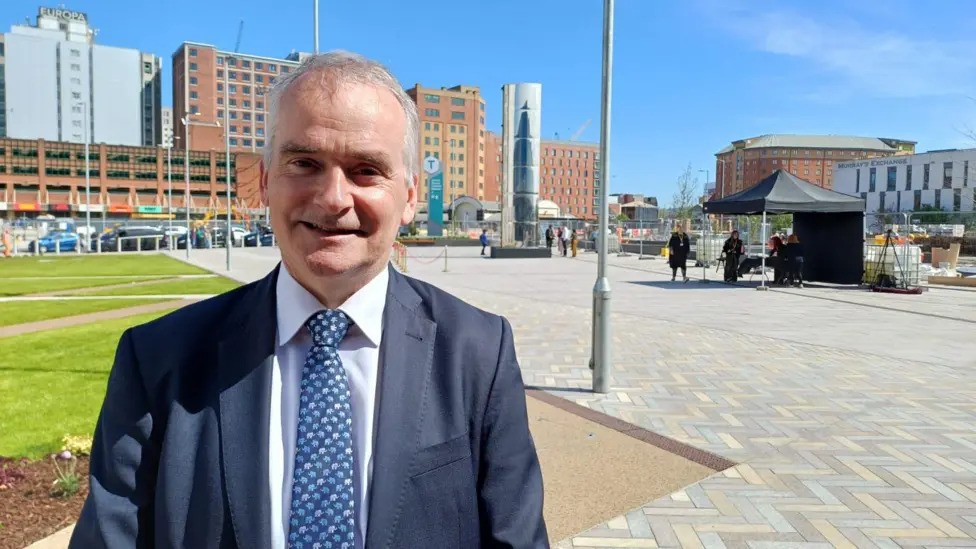 Translink’s Chief Executive Chris Conway says having the civic space brings communities together into a shared space